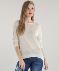 Sueter-em-Trico-com-Brilho-Bege-Claro-8485761-Bege_Claro_1