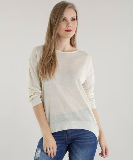 Sueter-em-Trico-com-Brilho-Bege-Claro-8485761-Bege_Claro_1