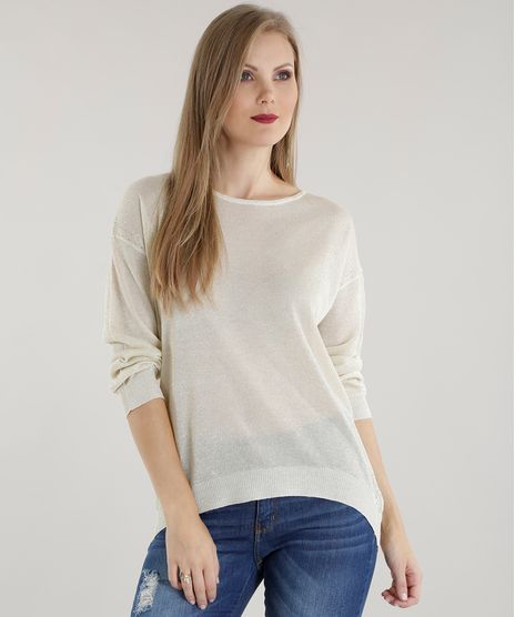 Sueter-em-Trico-com-Brilho-Bege-Claro-8485761-Bege_Claro_1