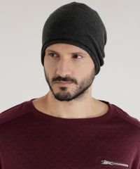 Gorro-em-Trico-Cinza-Mescla-Escuro-8482172-Cinza_Mescla_Escuro_2
