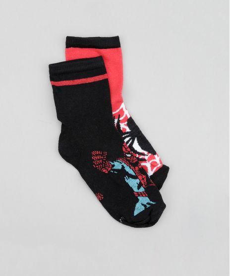 Kit-de-2-Meias-Homem-Aranha-Multicor-8550438-Multicor_1