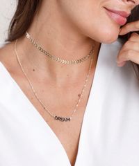 Kit-de-Gargantilha-Choker-Espinha-de-Peixe---Colar-Feminino-Dream-Folheado-Dourado-9775051-Dourado_2