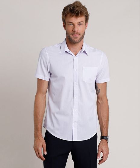 Camisa-Social-Masculina-Comfort-Listrada-com-Bolso-Manga-Curta-Lilas-9508845-Lilas_1
