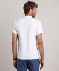 Polo-Masculina-Slim-Fit-Estampada-Floral-em-Piquet-Manga-Curta-Branca-9716702-Branco_2