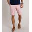Bermuda-de-Sarja-Masculina-Reta-Alfaiatada-Rosa-9778933-Rosa_1