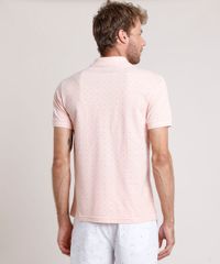 Polo-Masculina-Comfort-Fit-Estampada-Mini-Print-Geometrica-em-Piquet-Manga-Curta-Rose-9726080-Rose_2