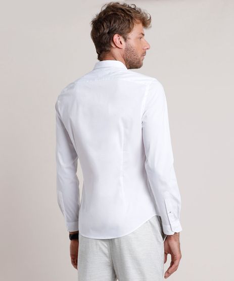 Camisa Social Branca Masculina Em Promocao Compre Online
