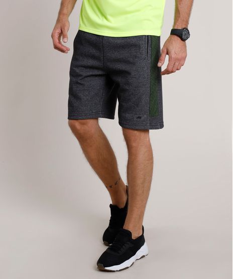 Bermuda-Masculina-Esportiva-Ace-em-Moletom-com-Bolsos-Cinza-Mescla-Escuro-9729141-Cinza_Mescla_Escuro_1