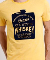 Camiseta-Masculina--Whiskey--Manga-Curta-Gola-Careca-Mostarda-9832861-Mostarda_6