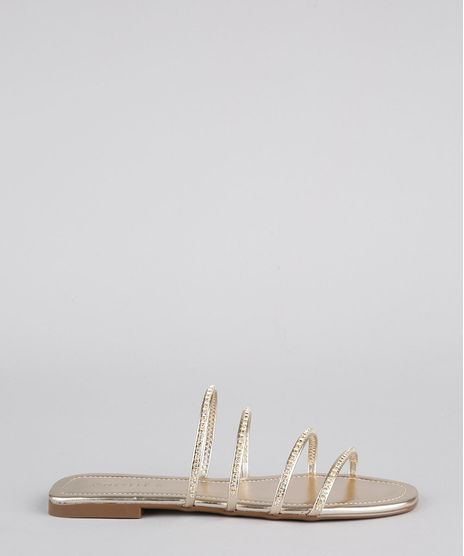 Rasteirinha-Feminina-Oneself-em-Tiras-com-Strass-Dourado-9801658-Dourado_1