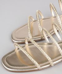 Rasteirinha-Feminina-Oneself-em-Tiras-com-Strass-Dourado-9801658-Dourado_2
