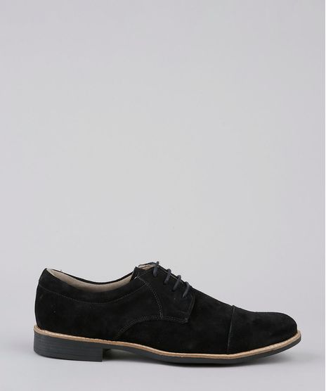 Sapato-Social-Masculino-Oneself-em-Suede-Preto-9888886-Preto_1