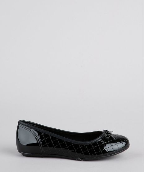Sapatilha-Molekinha-Bico-Fino-com-Matelasse-em-Verniz-Preta-9902830-Preto_1