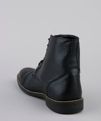 Bota-Coturno-Masculina-Oneself-Cano-Alto-Texturizada-Preta-9888888-Preto_3