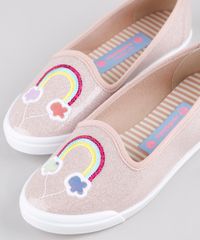 Slipper-Infantil-Molekinha-Arco-Iris-com-Brilho-Rose-9902818-Rose_2