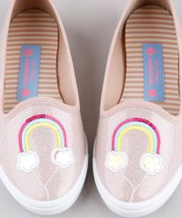 Slipper-Infantil-Molekinha-Arco-Iris-com-Brilho-Rose-9902818-Rose_5