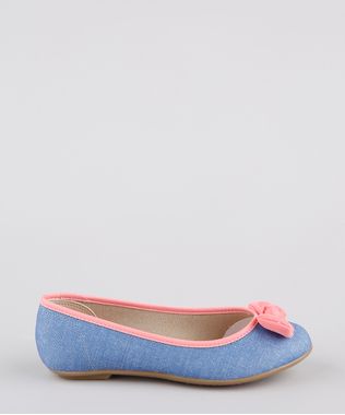 Sapatilha-Jeans-Infantil-Molekinha-Bico-Redondo-com-Laco-Azul-Medio-9902827-Azul_Medio_1