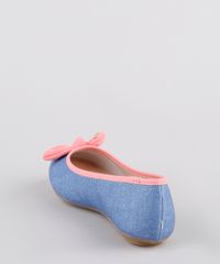 Sapatilha-Jeans-Infantil-Molekinha-Bico-Redondo-com-Laco-Azul-Medio-9902827-Azul_Medio_6