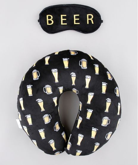 Kit-de-Apoio-de-Pescoco-Estampado-de-Cerveja---Tapa-Olho--Beer--Preto-9873782-Preto_1