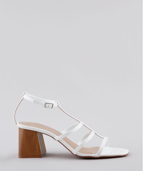 Sandalia-Feminina-Oneself-Salto-Quadrado-Medio-Texturizada-Croco-Branca-9835951-Branco_1