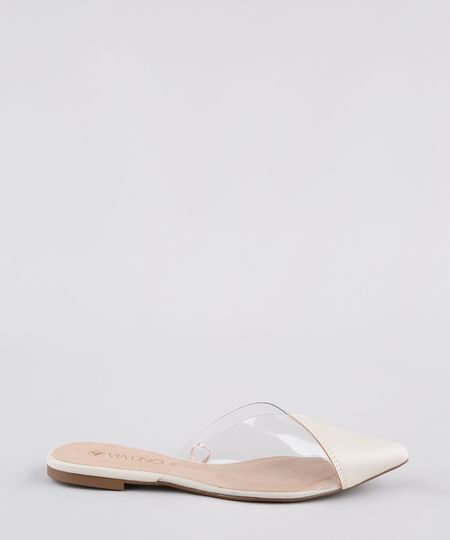 Mule-Feminino-Via-Uno-Bico-Fino-com-Recorte-Transparente-Kaki-Claro-9902559-Kaki_Claro_1