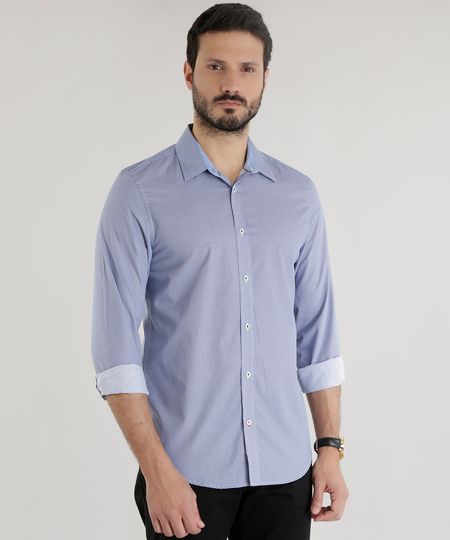 Camisa-Slim-Estampada-Azul-8460922-Azul_1 Camisa-Slim-Estampada-Azul-8460922-Azul_1