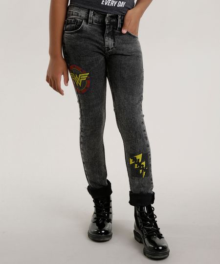 Calca-Jeans-Mulher-Maravilha-Preta-8599873-Preto_1