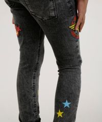Calca-Jeans-Mulher-Maravilha-Preta-8599873-Preto_4