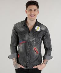 Camisa-Jeans-Liga-da-Justica-Preta-8606115-Preto_1