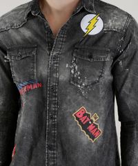 Camisa-Jeans-Liga-da-Justica-Preta-8606115-Preto_4