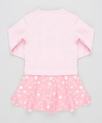 Conjunto-de-Vestido-Estampado---Cardigan-Listrado-em-Algodao---Sustentavel-Rosa-Claro-8492128-Rosa_Claro_2