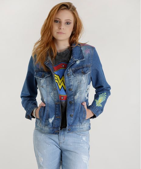 Jaqueta-Mulher-Maravilha-Jeans-Medio-8577273-Jeans_Medio_1