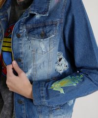 Jaqueta-Mulher-Maravilha-Jeans-Medio-8577273-Jeans_Medio_4