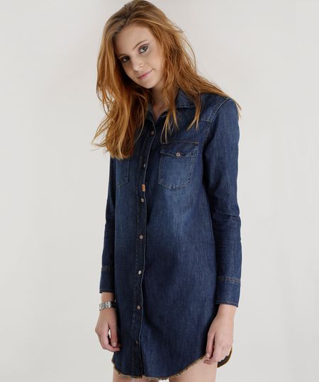 Vestido-Chemise-Jeans-Azul-Escuro-8506415-Azul_Escuro_1
