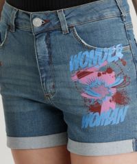 Short-Hot-Pant-Jeans-Mulher-Maravilha-Azul-Medio-8576716-Azul_Medio_4