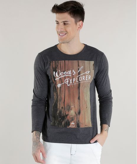 Camiseta--Woods-Explorer--Cinza-Mescla-Escuro-8576642-Cinza_Mescla_Escuro_1