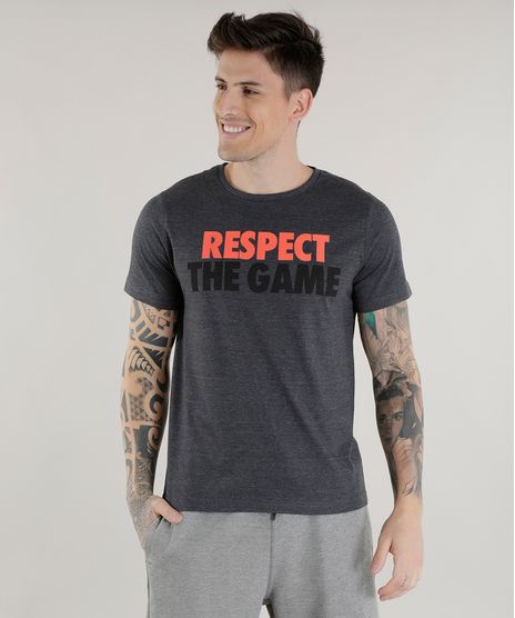 Camiseta-Ace--Respect-the-game--Cinza-Mescla-Escuro-8561887-Cinza_Mescla_Escuro_1
