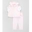 Conjunto-de-Colete-em-Plush---Camiseta-Minnie---Calca-em-Moletom-em-Algodao---Sustentavel-Rosa-Claro-8489109-Rosa_Claro_1
