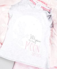 Conjunto-de-Colete-em-Plush---Camiseta-Minnie---Calca-em-Moletom-em-Algodao---Sustentavel-Rosa-Claro-8489109-Rosa_Claro_3