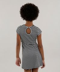 Vestido-Listrado--com-Patchs-Mulher-Maravilha-Preto-8602359-Preto_2