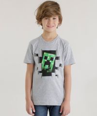 Camiseta-Minecraft-Cinza-Mescla-8326264-Cinza_Mescla_1