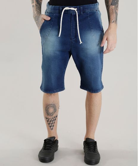 Bermuda-Jeans-em-Moletom-Relaxed-Azul-Escuro-8440258-Azul_Escuro_1