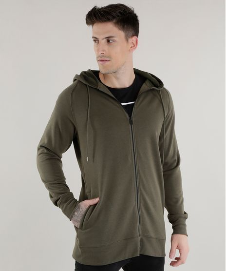 Blusao-Longo-em-Moletom--Verde-Militar-8454271-Verde_Militar_1