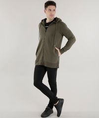 Blusao-Longo-em-Moletom--Verde-Militar-8454271-Verde_Militar_3