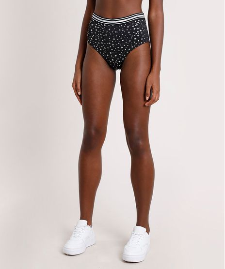 Hot-Pant-Carnaval-Estampada-de-Estrelas-Metalizada-Preta-9679395-Preto_1