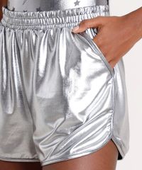 Short-Feminino-Carnaval-Running-Metalizado-com-Bolsos-Prateado-9786067-Prateado_4