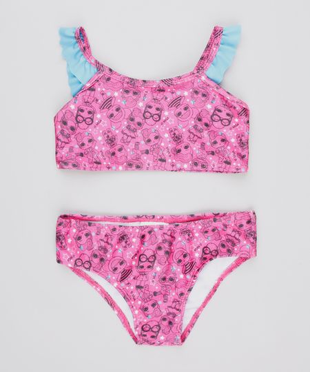 Biquini-Infantil-Estampado-LOL-Surprise-com-Babado-Protecao-UV50--Rosa-9804918-Rosa_1