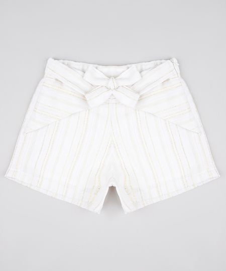 Short-Infantil-Listrado-com-Lurex-e-Laco-Bege-Claro-9752689-Bege_Claro_1 Short-Infantil-Listrado-com-Lurex-e-Laco-Bege-Claro-9752689-Bege_Claro_1