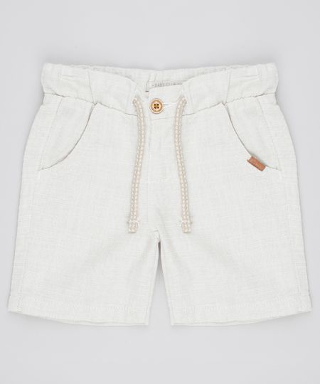 Bermuda-Infantil-Texturizada-com-Cordao-Bege-Claro-9760448-Bege_Claro_1