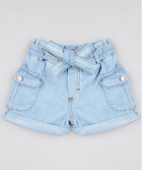 Short-Jeans-Infantil-Clochard-com-Faixa-para-Amarrar-Azul-Claro-9856819-Azul_Claro_1